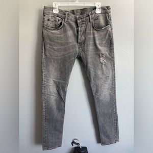 All Saints Cigarette denim jeans size 34 inseam 30